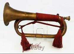 World War II Imperial Japanese Nippon Gakki Bugle with Tassel Brass Instrument