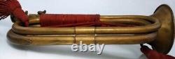 World War II Imperial Japanese Nippon Gakki Bugle with Tassel Brass Instrument