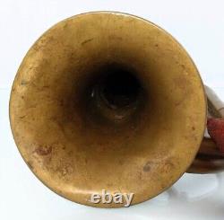 World War II Imperial Japanese Nippon Gakki Bugle with Tassel Brass Instrument