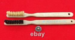 World War II Imperial Japanese Royal Guard Badge & Military Toothbrushes Set