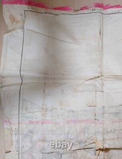 World War II Imperial Japanese Ultra-Secret Double-Layered Military Map Rare