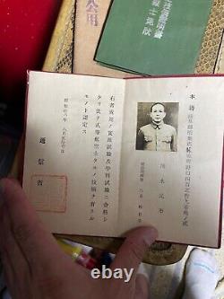 World war 2 original imperial japanese Air Force license 2 set with pictures
