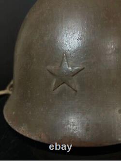 World war 2 original imperial japanese army type90 steel helmet iron cap antique