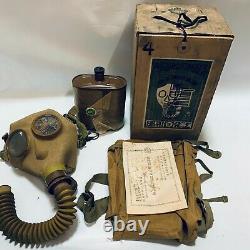 World war 2 original imperial japanese chemical mask set made by Showa kakou