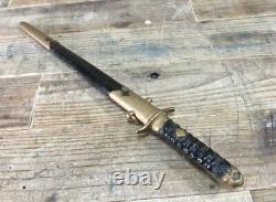 World war 2 original imperial japanese dagger taiwan governor-general noncut
