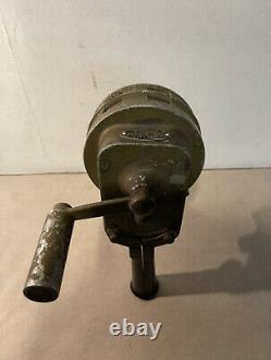 World war 2 original imperial japanese hand-held alarm siren antique