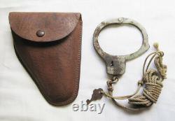 World war 2 original imperial japanese handcuffs manchuko military police