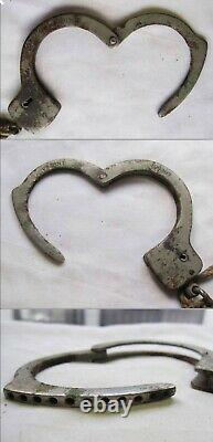 World war 2 original imperial japanese handcuffs manchuko military police