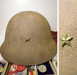 World war 2 original imperial japanese helmet & medal & bag bulk set antique