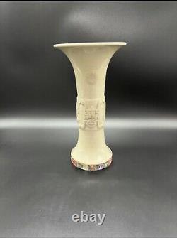 World war 2 original imperial japanese manchuko last emperor Puyi flower vase