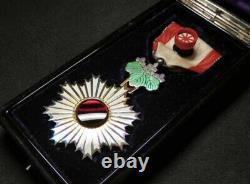 World war 2 original imperial japanese medal badge emblem 4 set antique