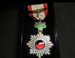 World war 2 original imperial japanese medal badge emblem 4 set antique