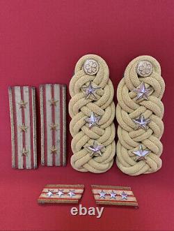 World war 2 original imperial japanese medal badge emblem set antique military