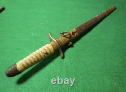World war 2 original imperial japanese navy dagger for display uncut blade gunto