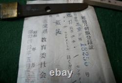 World war 2 original imperial japanese navy real dagger licensed certificated