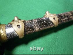 World war 2 original imperial japanese navy real dagger licensed certificated 2