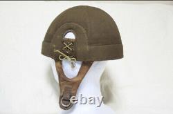 World war 2 original imperial japanese tank helmet crash combat cap hat antique