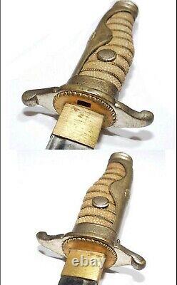 World war 2 original japanese ceremonial uncut dagger for imperial police