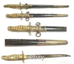 World war 2 original japanese ceremonial uncut dagger for imperial police