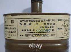 World war 2 ww2 original imperial japanese chemical gas mask made by Showa kakou