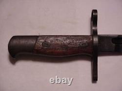 World war II imperial Japanese bayonet and scabbard by Toyoda Automatic Loom