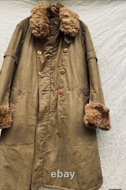 World war2 original imperial Japanese army winter jacket coat with rabbit far 1942