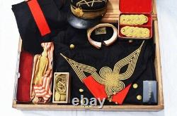 World war2 original imperial Japanese navy ceremonial suits set cap with case