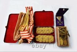 World war2 original imperial Japanese navy ceremonial suits set cap with case