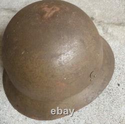 World war2 wwII original imperial Japanese steel helmet & armband set military