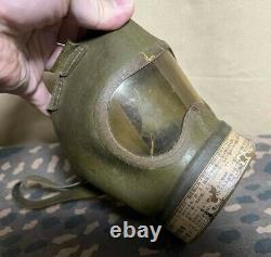 Worldwar 2 Japanese chemical gas mask original imperial 1943 With Box & Manual