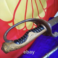 Worldwar 2 original imperial japanese army ceremonial sword noncut antique