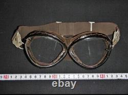 Worldwar 2 original imperial japanese hawk eye aviation flight goggle glass