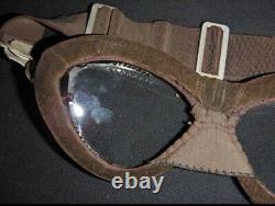 Worldwar 2 original imperial japanese hawk eye aviation flight goggle glass