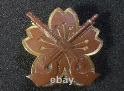 Worldwar 2 original imperial japanese light machinegun certification badge