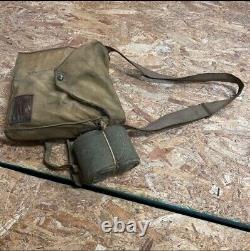 Worldwar2 imperial japanese army gas mask & bag set for anti-air attack