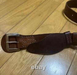 Worldwar2 imperial japanese army leather belt for NCOs & warrant officers