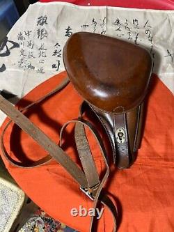 Worldwar2 imperial japanese army leather gun holster for type26 revolver antique