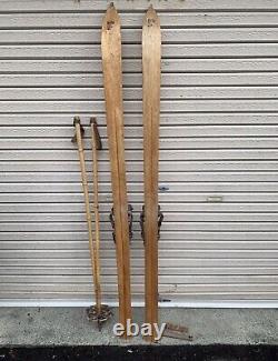 Worldwar2 imperial japanese army military skis set made of 1942 antique