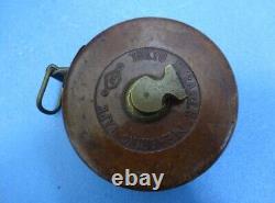 Worldwar2 imperial japanese army military tape measure with leather case antique