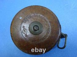 Worldwar2 imperial japanese army military tape measure with leather case antique