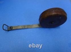 Worldwar2 imperial japanese army military tape measure with leather case antique