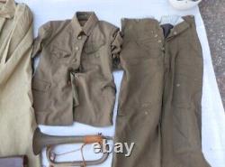 Worldwar2 imperial japanese army military uniform set for junior officer antique