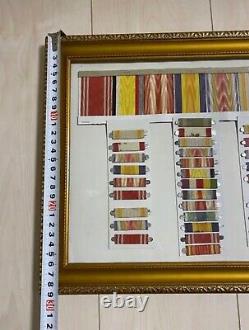 Worldwar2 imperial japanese army ribbon bar set breast ribbon service ribbons