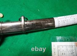 Worldwar2 imperial japanese army type 19 kyu-gunto military sword certificate 4