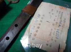 Worldwar2 imperial japanese army type94 shin-gunto military sword certificate 2