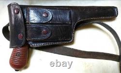 Worldwar2 imperial japanese leather gun holster for Mauser c96 m712 antique