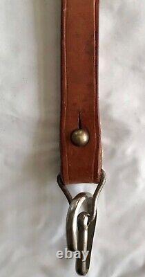 Worldwar2 imperial japanese leather military sword strap hook for aidman antique