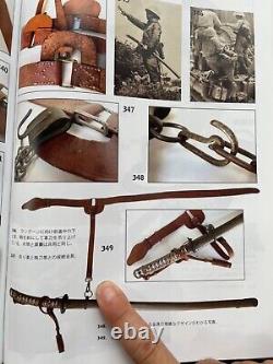 Worldwar2 imperial japanese leather military sword strap hook for aidman antique