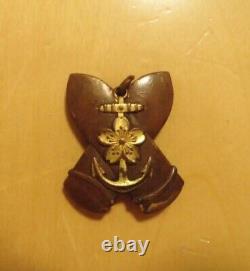 Worldwar2 imperial japanese navy 2nd class gunnery proficiency badge military