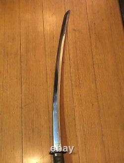 Worldwar2 imperial japanese short shin-gunto wakizashi sword certificate 4